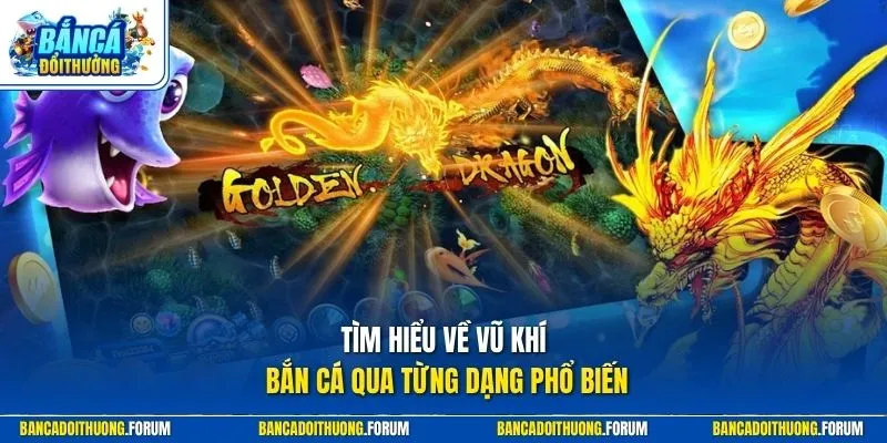 Tìm hiểu về vũ khí bắn cá qua từng dạng phổ biến